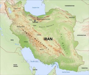 Iran Mountain Ranges, Alborz Mountain Range in north and Zagros Mountain Range in west of Iran.