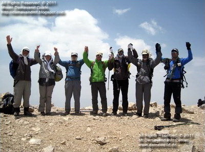 Dena Peak hiking & trekking tours 
 Hovzdal (central Hovz Dall, or Dena Peak) 4360 m