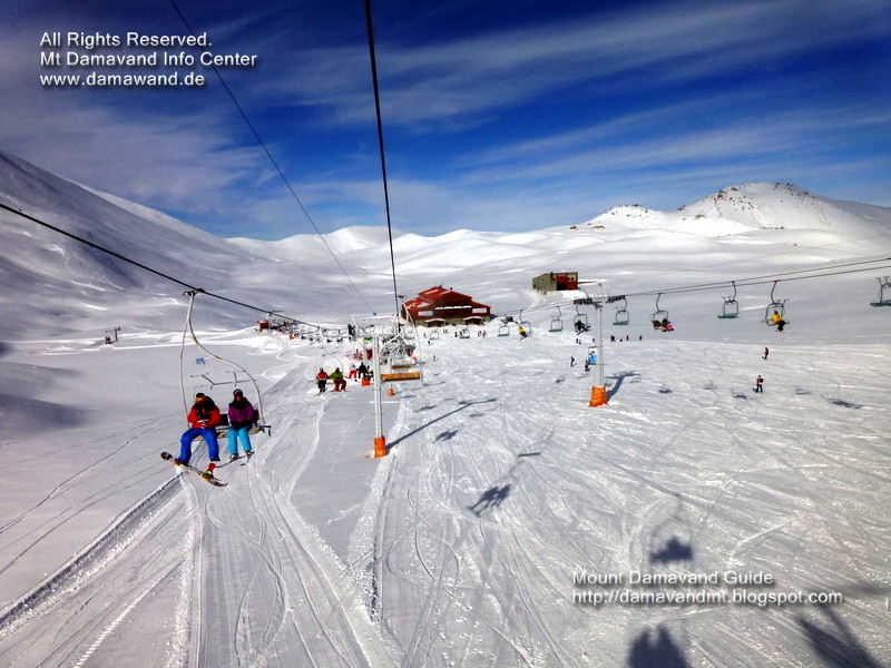 Mt. Tochal Ski Resort and Tochal Ski Lifts ﻿near Touchal Peak